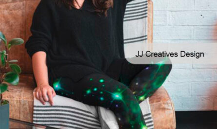 Celestial Art night sky and stars Leggings