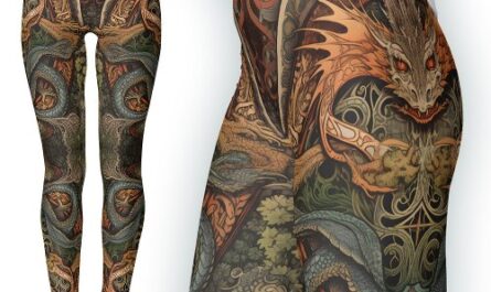 Chinese Dragon Tattoo Art Leggings