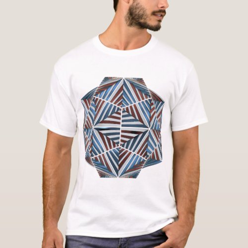 Kurma Geometric Symmetrical T-Shirt