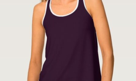 Purple and white athleisure, comfy, yoga, exercise tank top