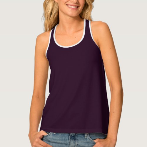 Purple and white athleisure, comfy, yoga, exercise tank top