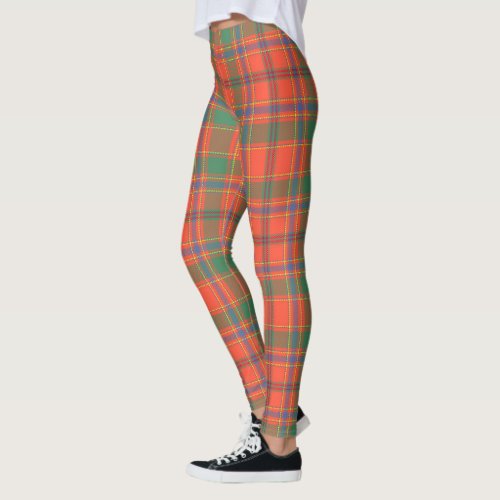 Scotstee Clan Munro Ancient Ancient Tartan Women Leggings