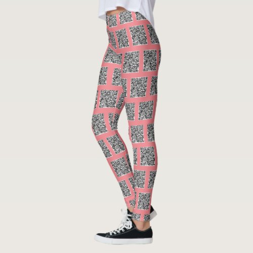 Your QR Code Scan Pink Leggings or Choose Colors