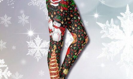 Christmas Santa Claus Snowman Women's Leggings