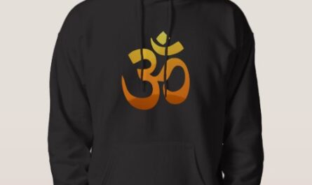 Double Sided Om Mantra Symbol Yoga Men's Hoodie