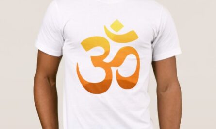 Front Symbol Yoga Om Mantra Gold Sun Meditation T-Shirt