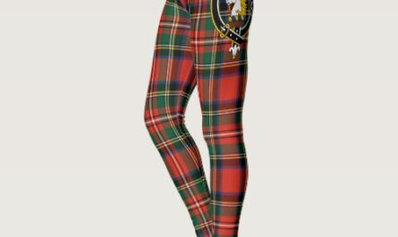 Scotstee Clan Stewart Stuart of Bute Crest Tartan  Leggings