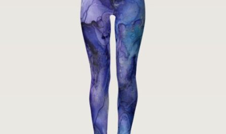 Watercolor Purple Leggings
