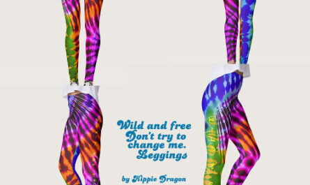 Wild and free tie Dye Hippie Leggings