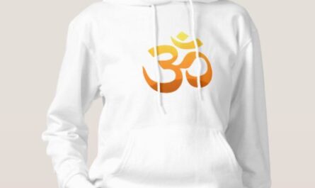 Yoga Om Mantra Symbol Gold Sun Asana Relax Womens Hoodie