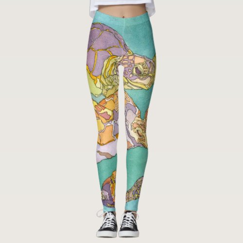 Swimming with Giants Leggings