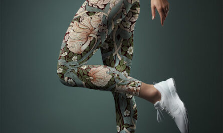 Two-Tone Yoga Pants Dusty Blue Pimpernel Morris