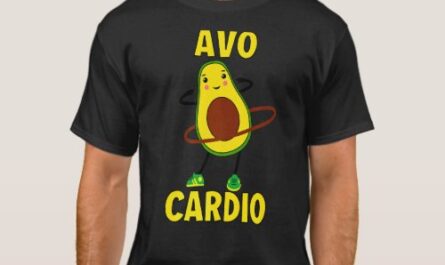 Avocardio Yoga Fitness And Training Avocado T-Shirt