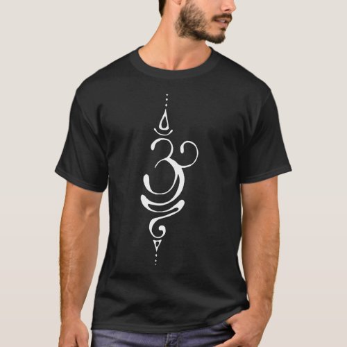 Breathe Symbol Meditation Yoga T-Shirt