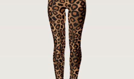 Brown Leopard Animal Skin Print Leggings