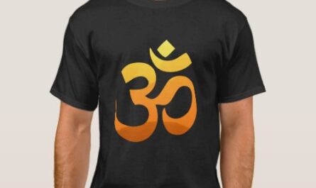 Double Side Yoga Om Mantra Symbol Meditation Men's T-Shirt
