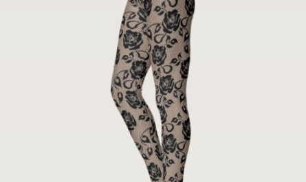 Faux Black Lace Leggings