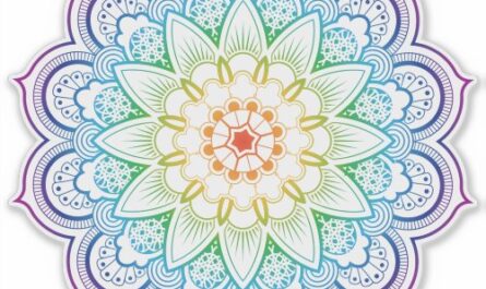 Geometric Mandala transparent Sticker