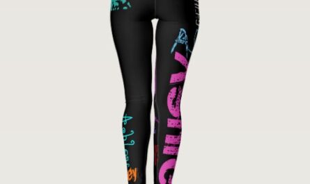 Personalized Repeating name 6 letters Leggings