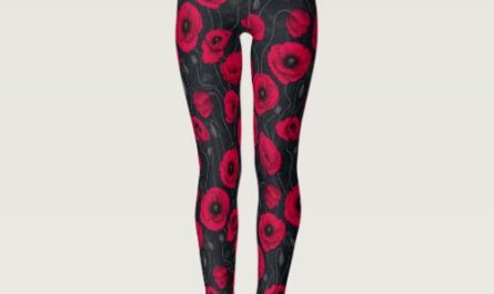 Red Poppies Leggings
