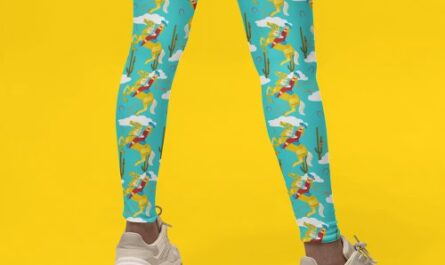 Western Cowgirl Retro Patterned Leggings