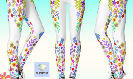 Boho Simple Wildflower Leggings