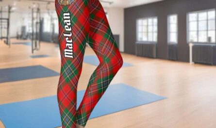 Clan MacLean Crest over Tartan Leggings