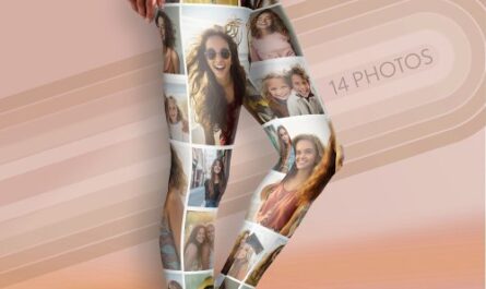 Create a Custom Photo Collage – 14 Photos – White Leggings