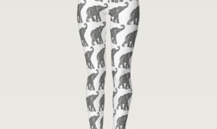 Ethnic Tribal Aztec Elephant Pattern Leggings