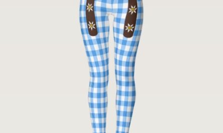 Funny Octoberfest Lederhosen Suspenders Leggings