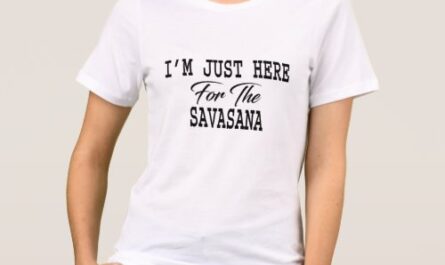 I'm Just Here For Savasana Funny Yoga Tri-Blend Shirt