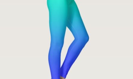 Women's Aqua Blue Full Length  Leggings