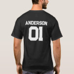Father Child Son Daughter Sport Team Name Matching T-Shirt